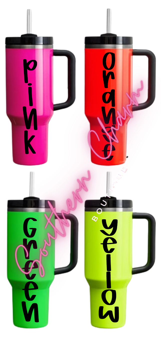 40oz TUMBLER PERSONALIZATION ONLY