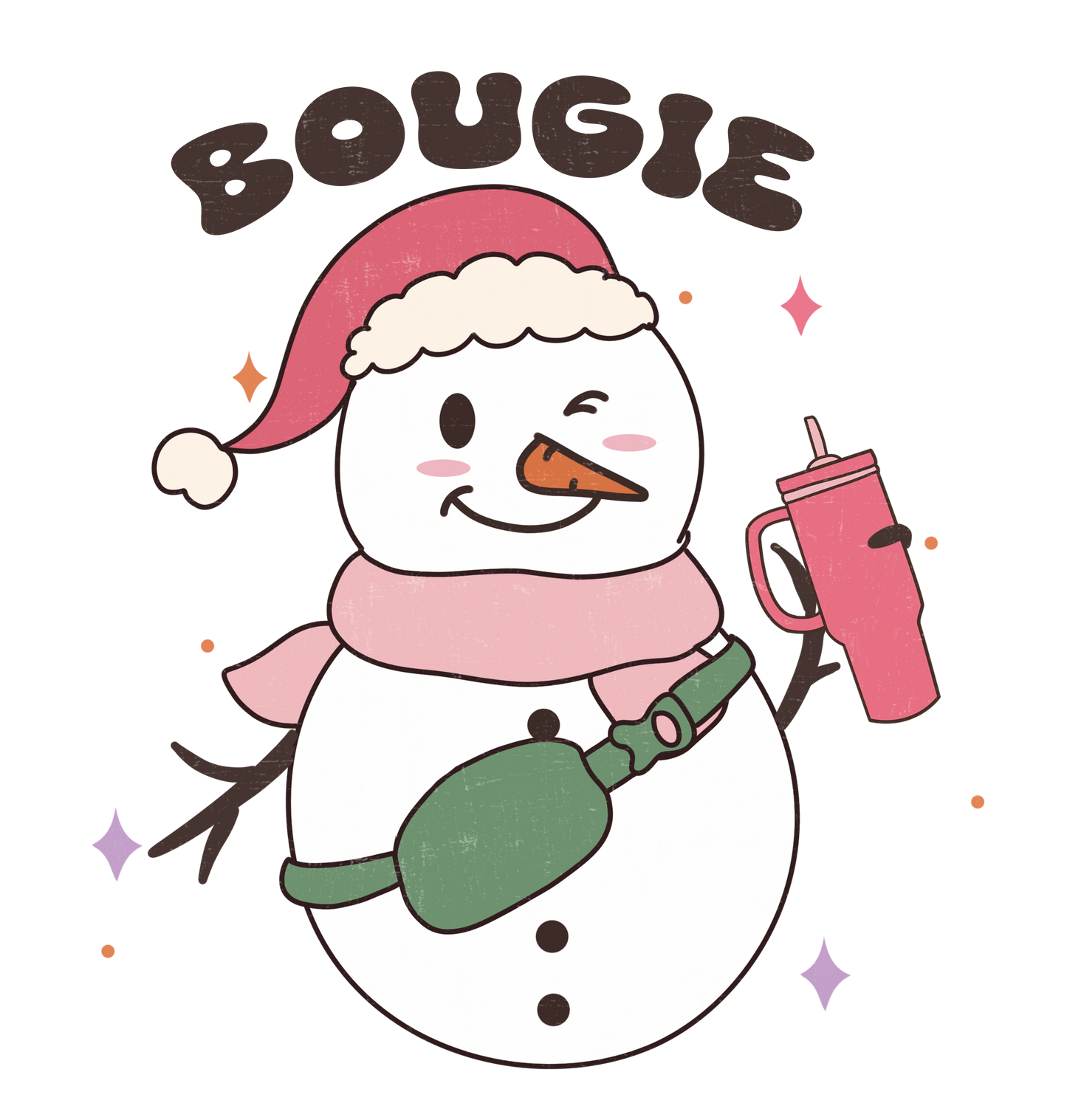 Bougie Snowman