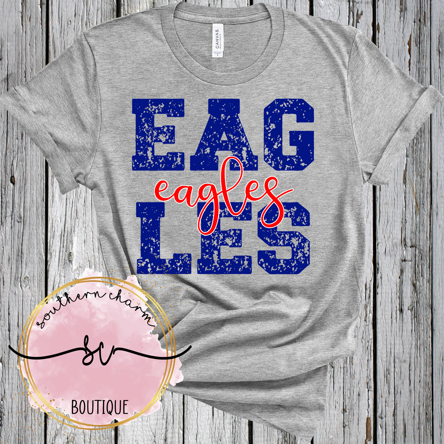 Grunge Eagles Tee