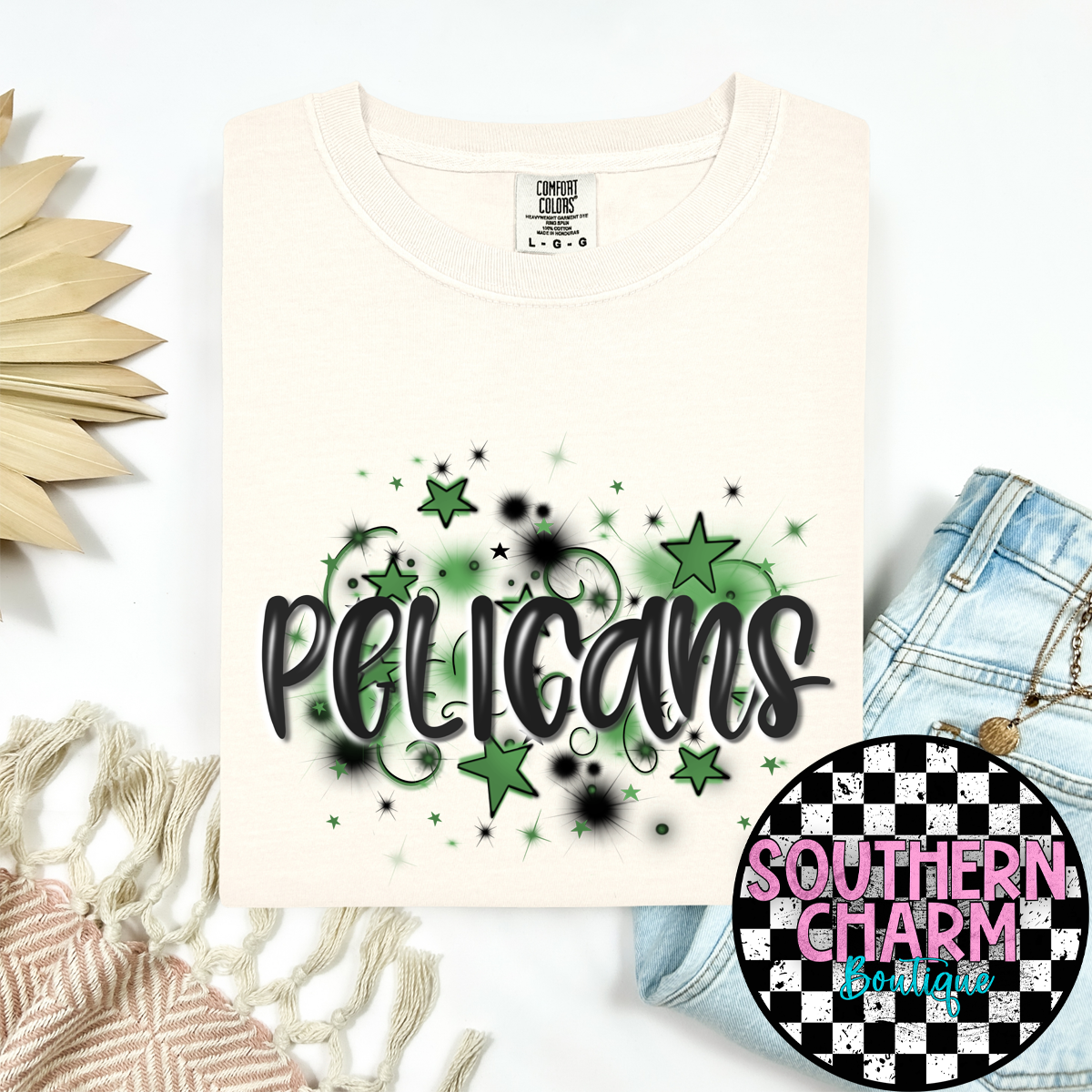 Airbrush Stars Pelicans