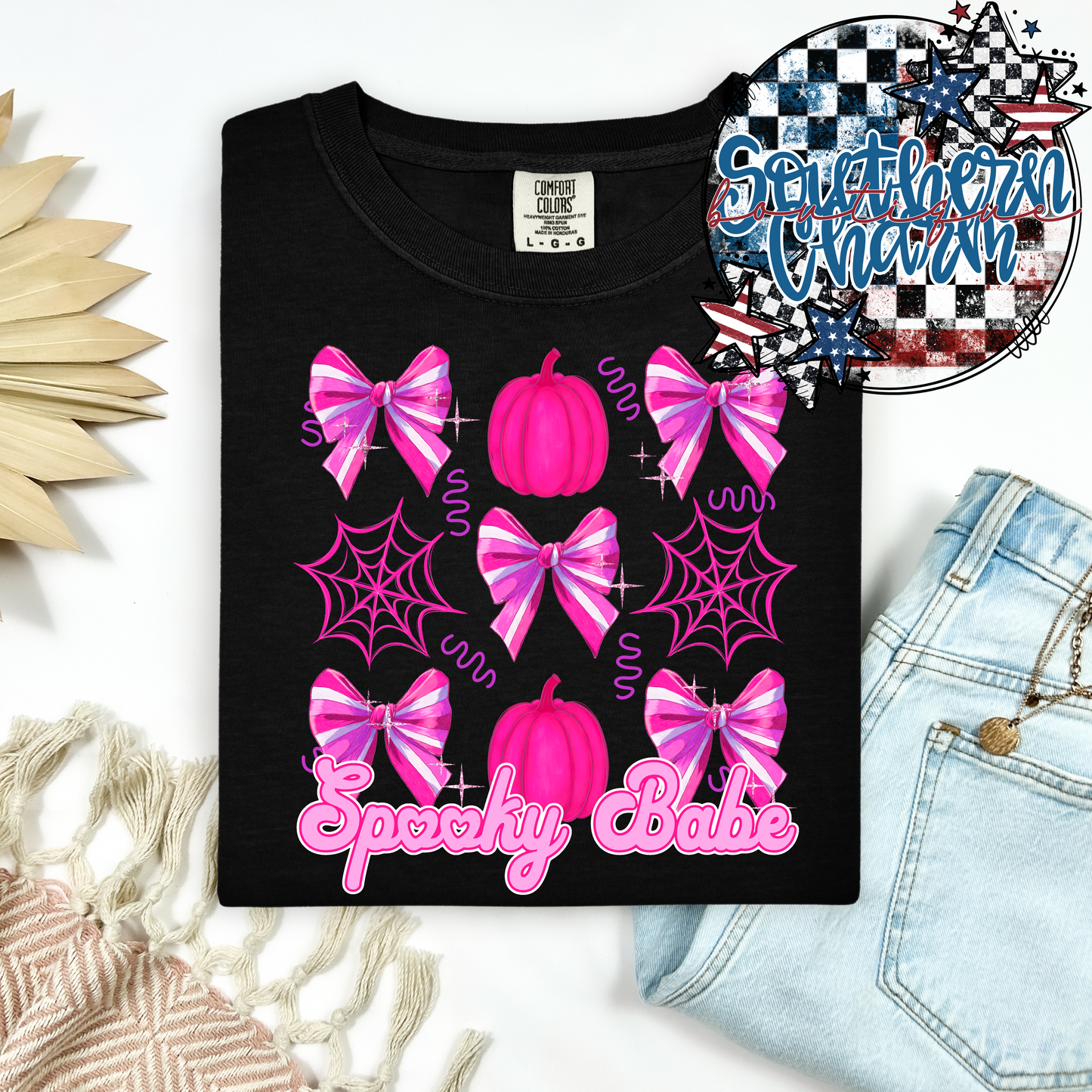 Spooky Babe Pink Collage