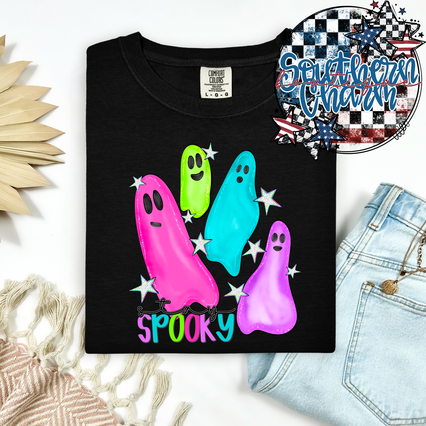 Stay Spooky Dottie Star Ghosts