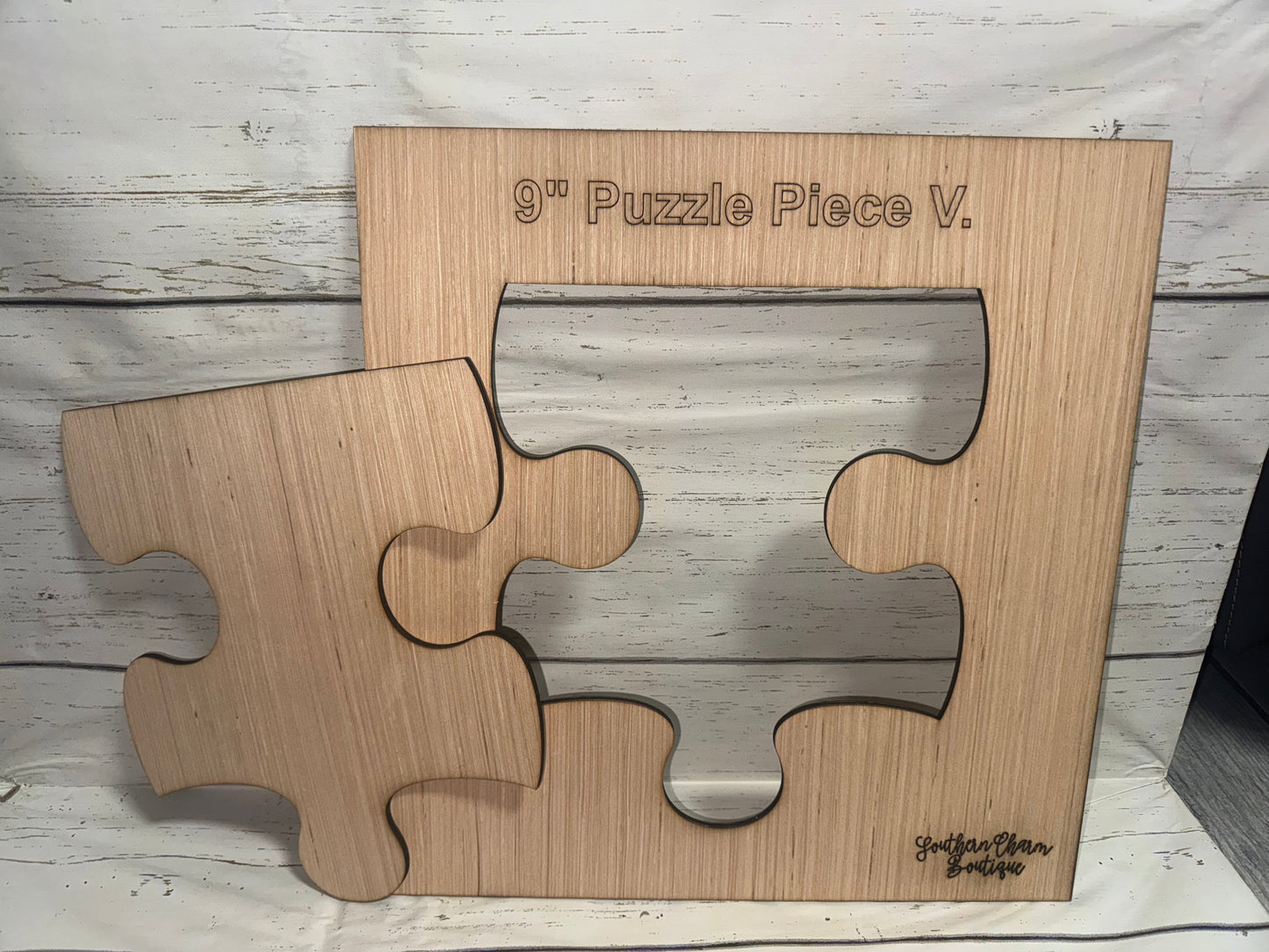 9" Puzzle Piece Vertical