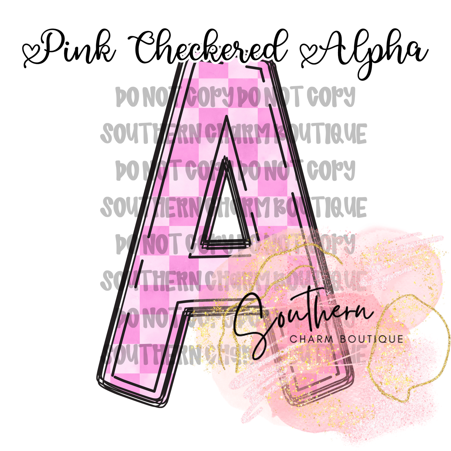 Pink Checkered Alpha