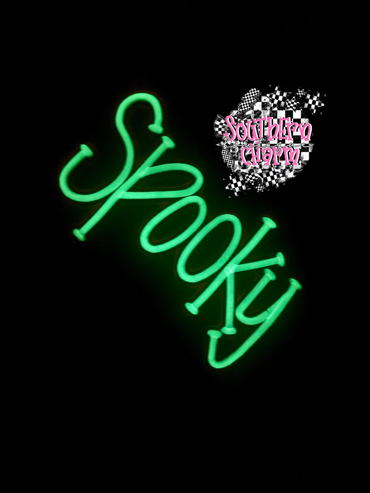 Spooky Puff Embroidered (Glows In The Dark) Crewneck