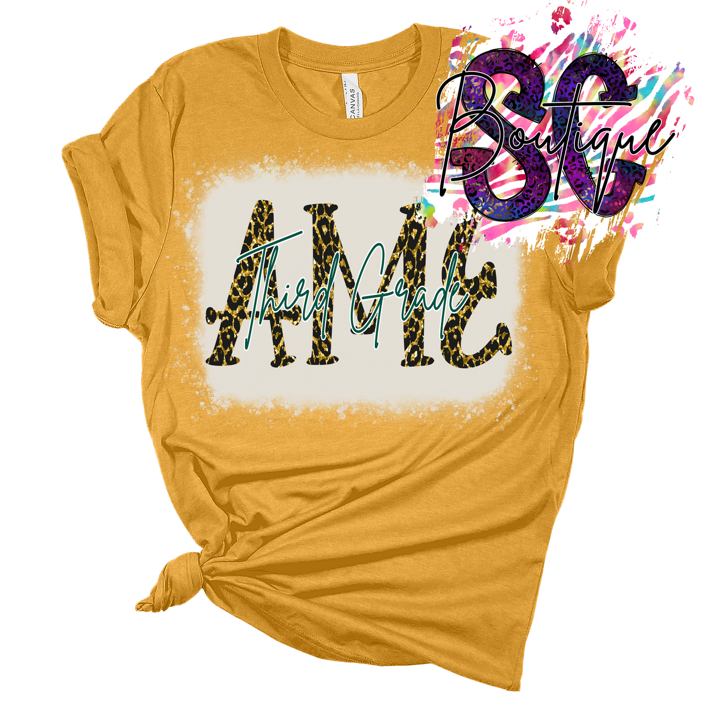 Meraux Elementary (Third Grade or Bees) Bleached Tee