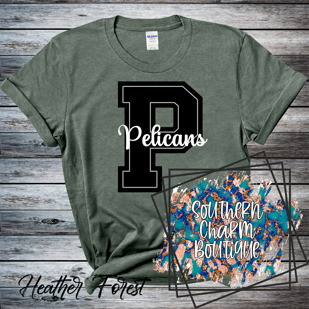 P Pelicans Adult Tee
