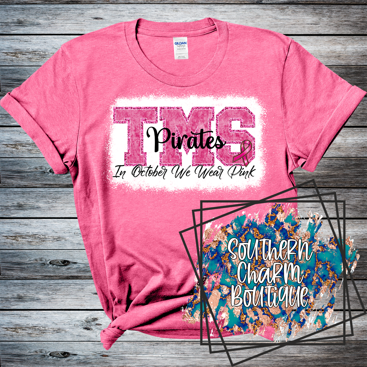 TMS Breast Cancer Adult Tee