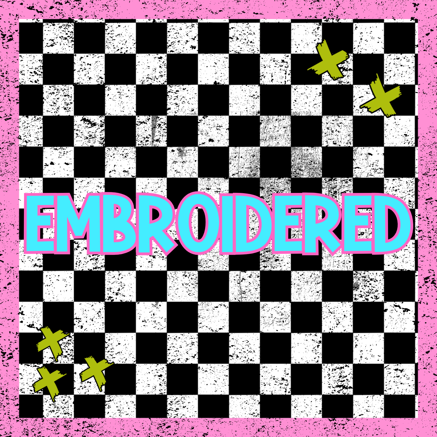 Embroidered