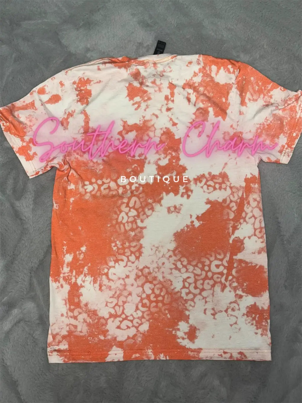 Gildan Bleached Blank Scrunched Leopard