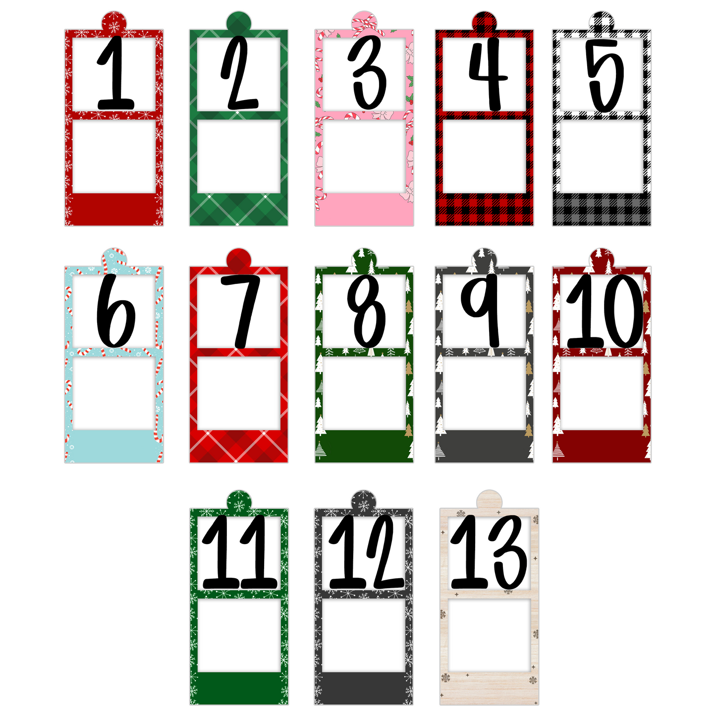 Photo Strip Ornament (Two Photos)