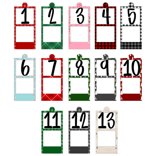 Photo Strip Ornament (Two Photos)