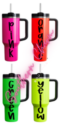 40oz TUMBLER PERSONALIZATION ONLY