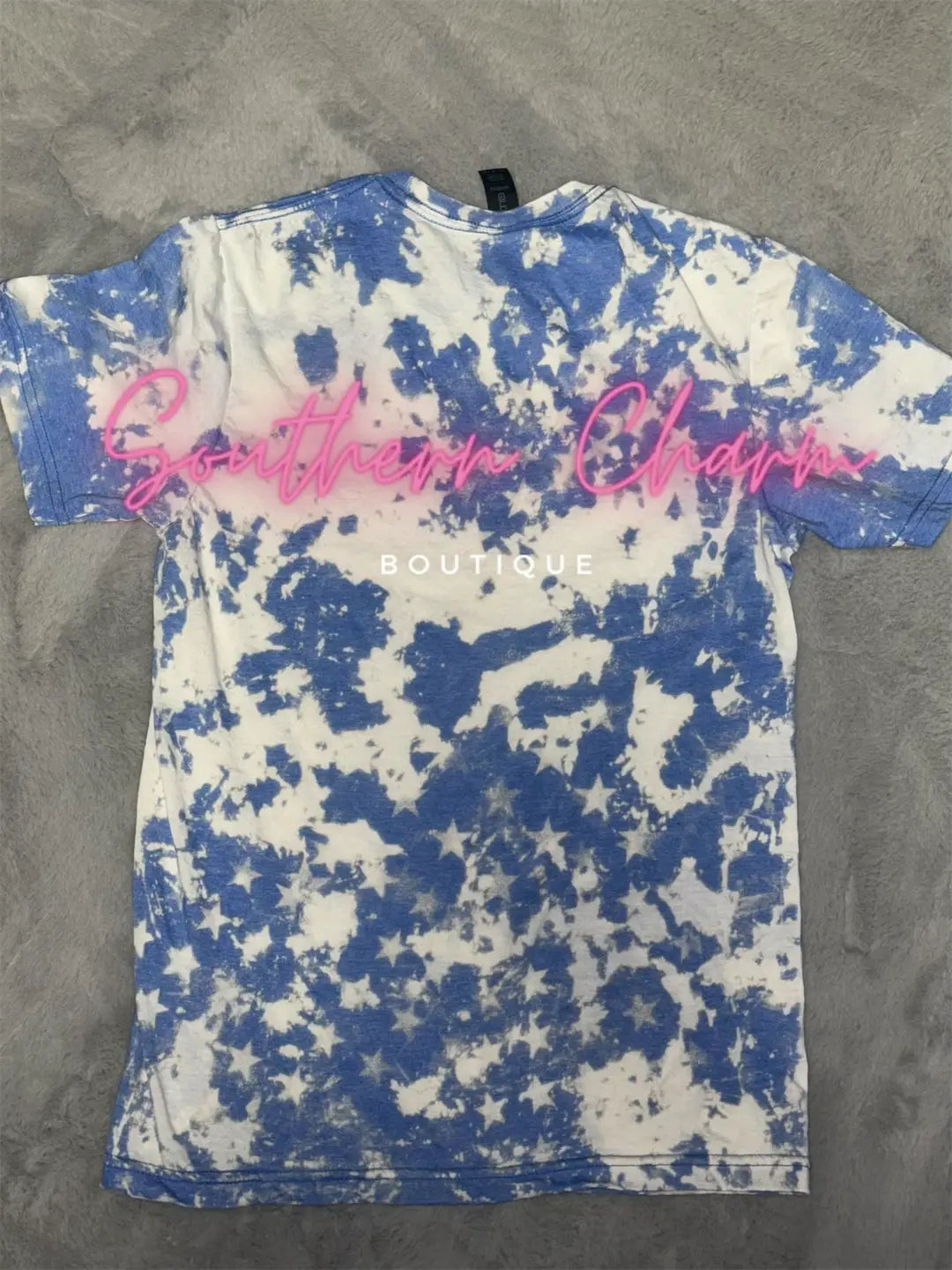Gildan Bleached Blank Scrunched Stars