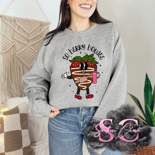 SO BERRY BOUJEE (Sport Grey Tee/Crewneck)