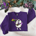 MARDI GRAS KING CAKE (Purple Crewneck)
