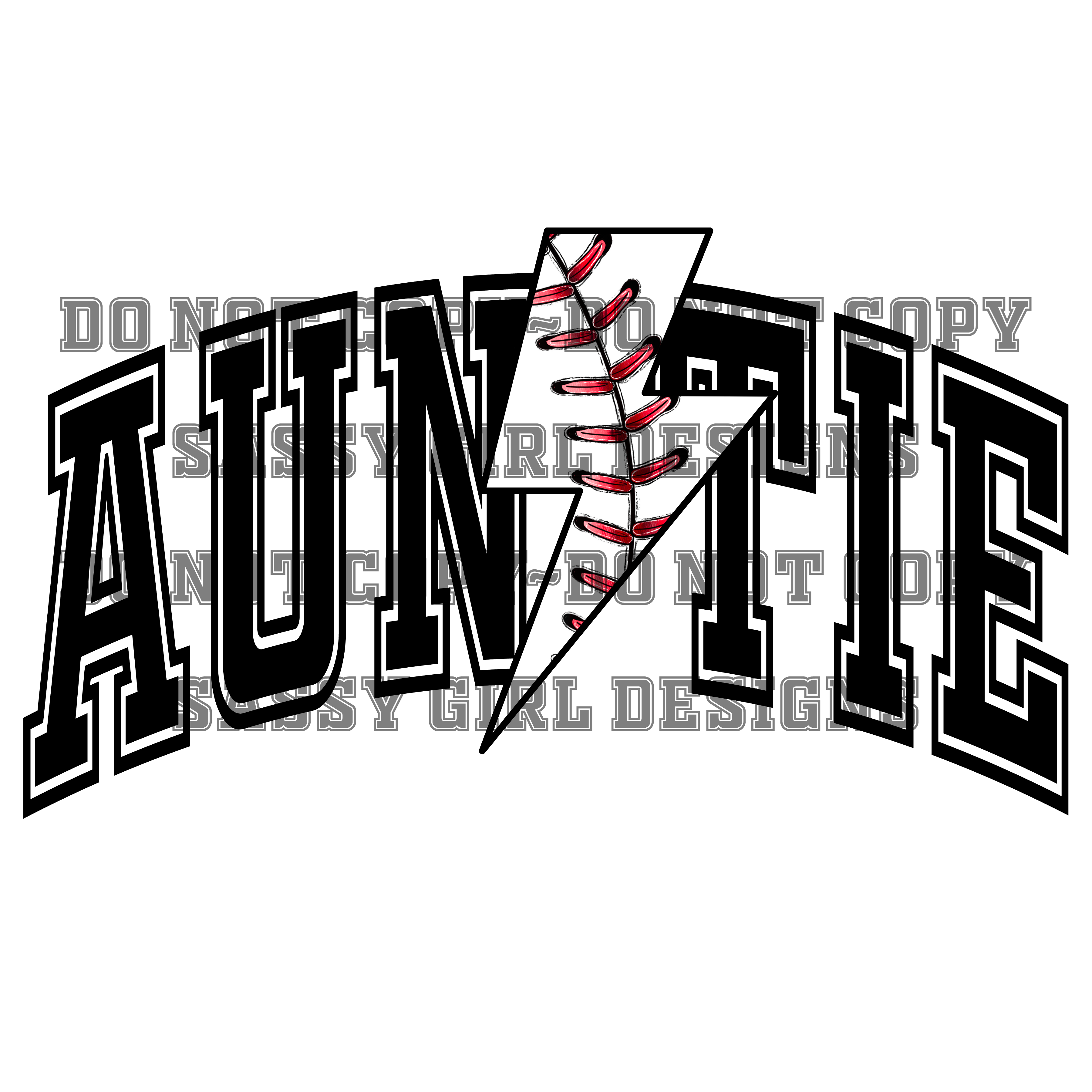 AUNTIE BASEBALL BOLT