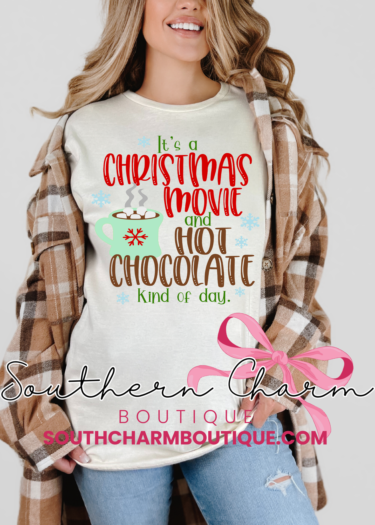 Christmas Movie & Hot Chocolate Tee (Adult)