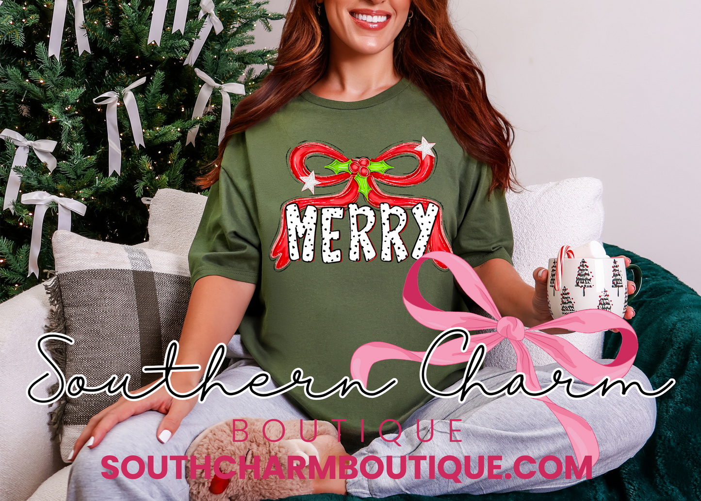 Merry Bow Tee (Adult)