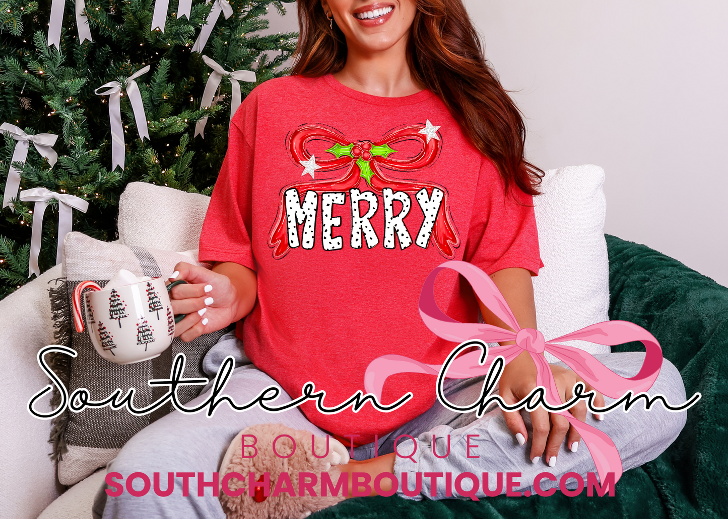 Merry Bow Tee (Adult)