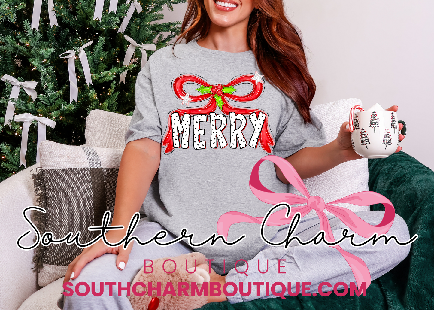 Merry Bow Tee (Adult)