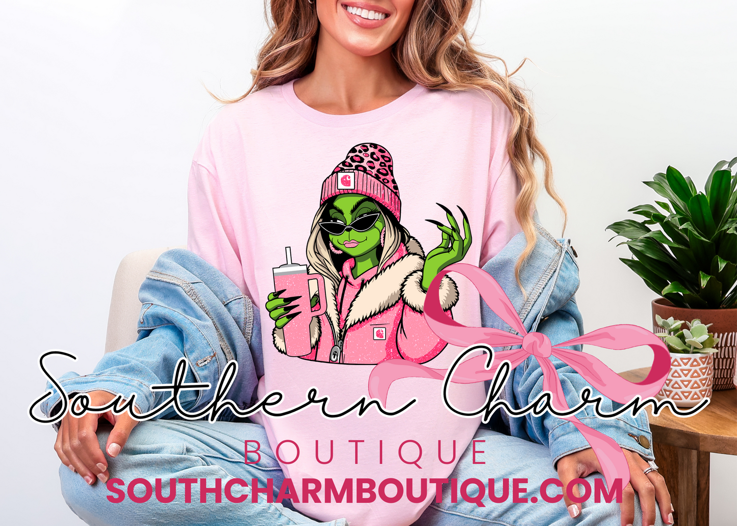 Grinchy Girl Tee (Adult)