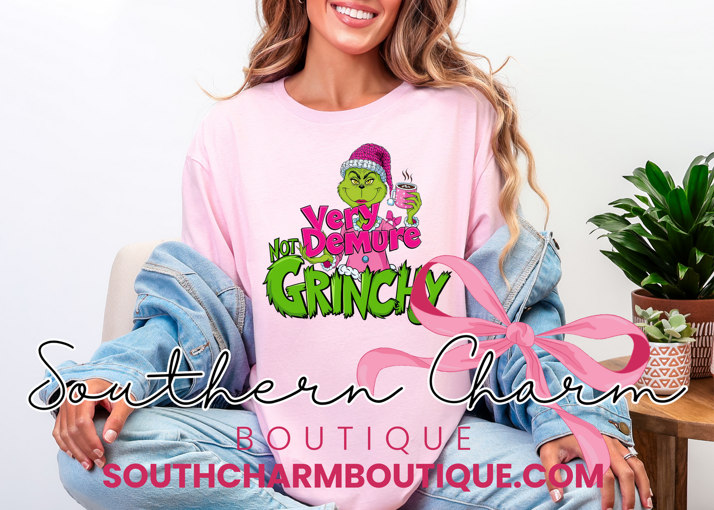 Demure Not Grinchy Tee (Adult)
