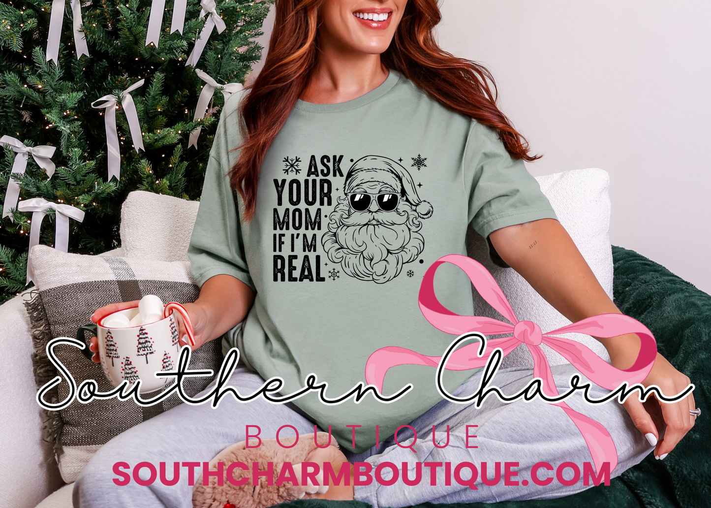 Ask Your Momma If I'm Real Tee (Adult)