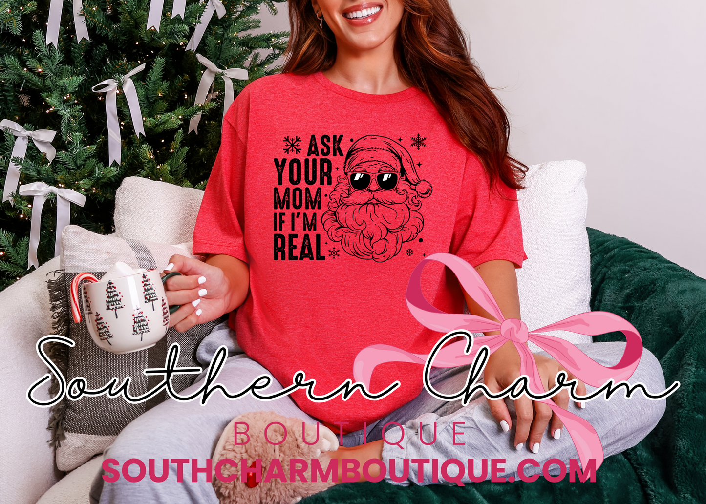 Ask Your Momma If I'm Real Tee (Adult)