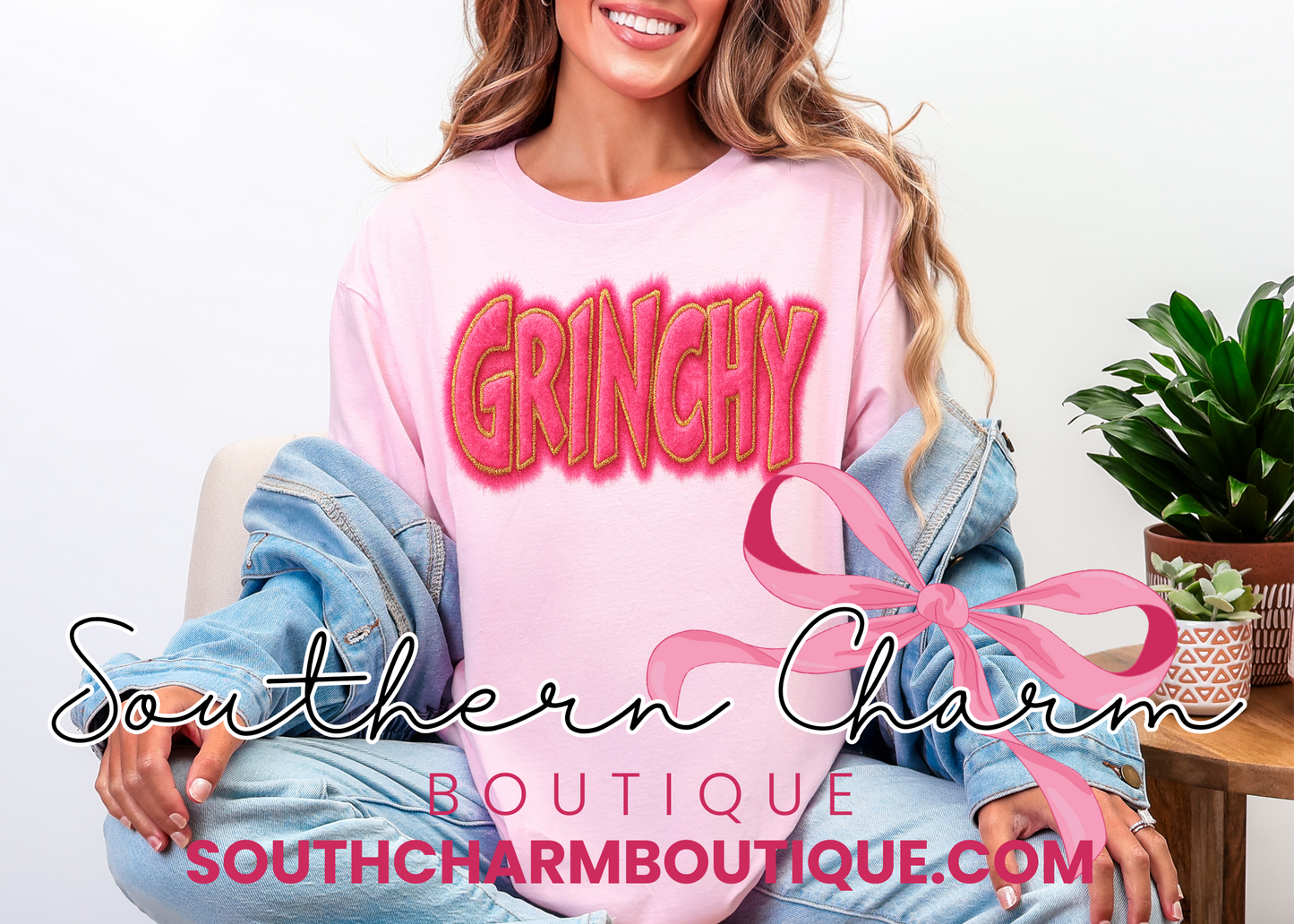 Pink Grinchy Tee (Adult)
