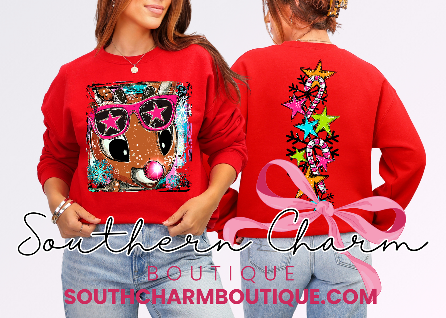 Reindeer Sweatshirt (Adult)