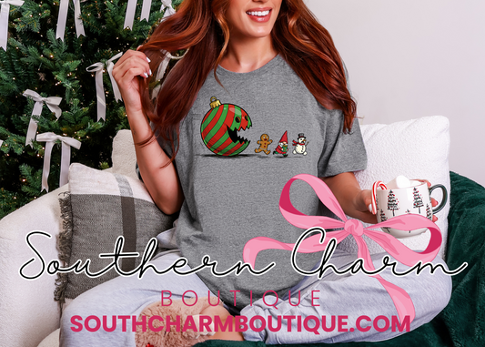 Christmas PacMan Tee (Adult)