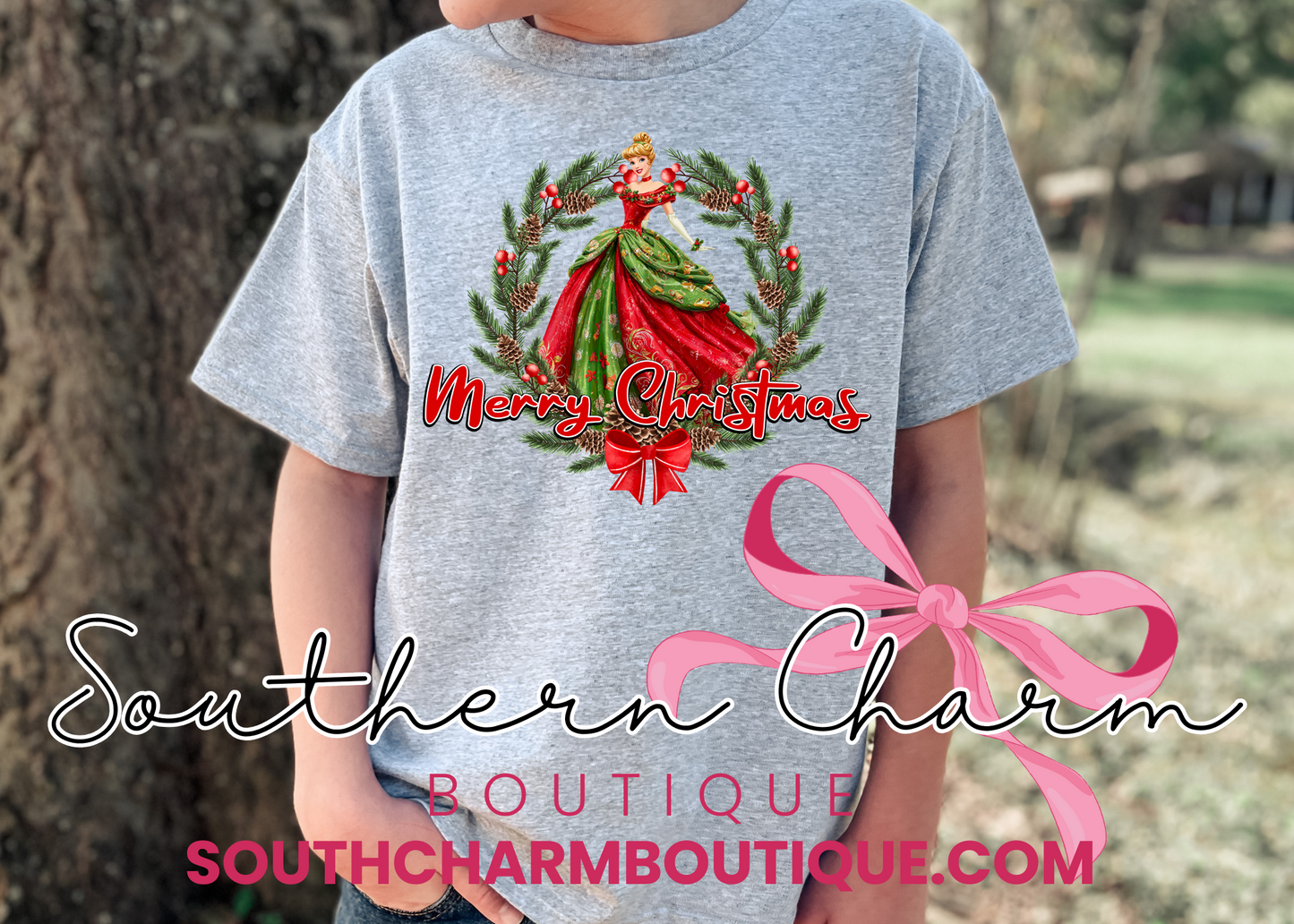 Cinderella Christmas Tee (Youth)