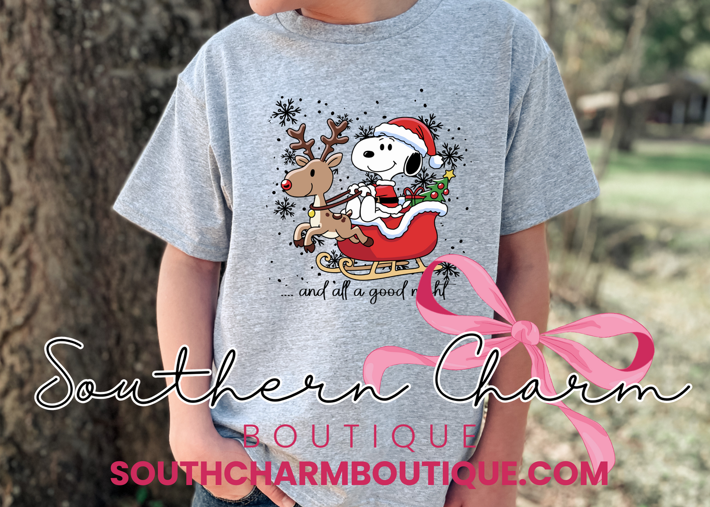 And All A Good Night Snoopy Tee (Youth)