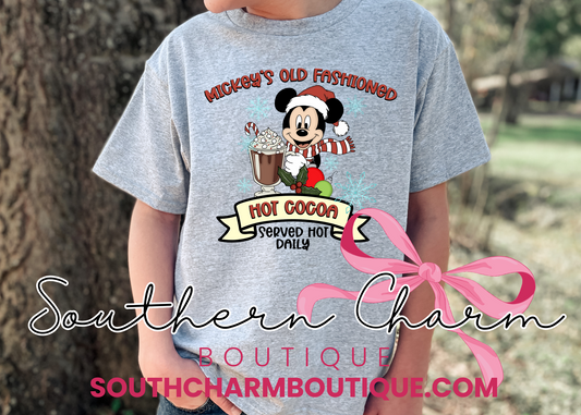 Mickey's Old Fashioned Hot Cocoa Tee (Youth)