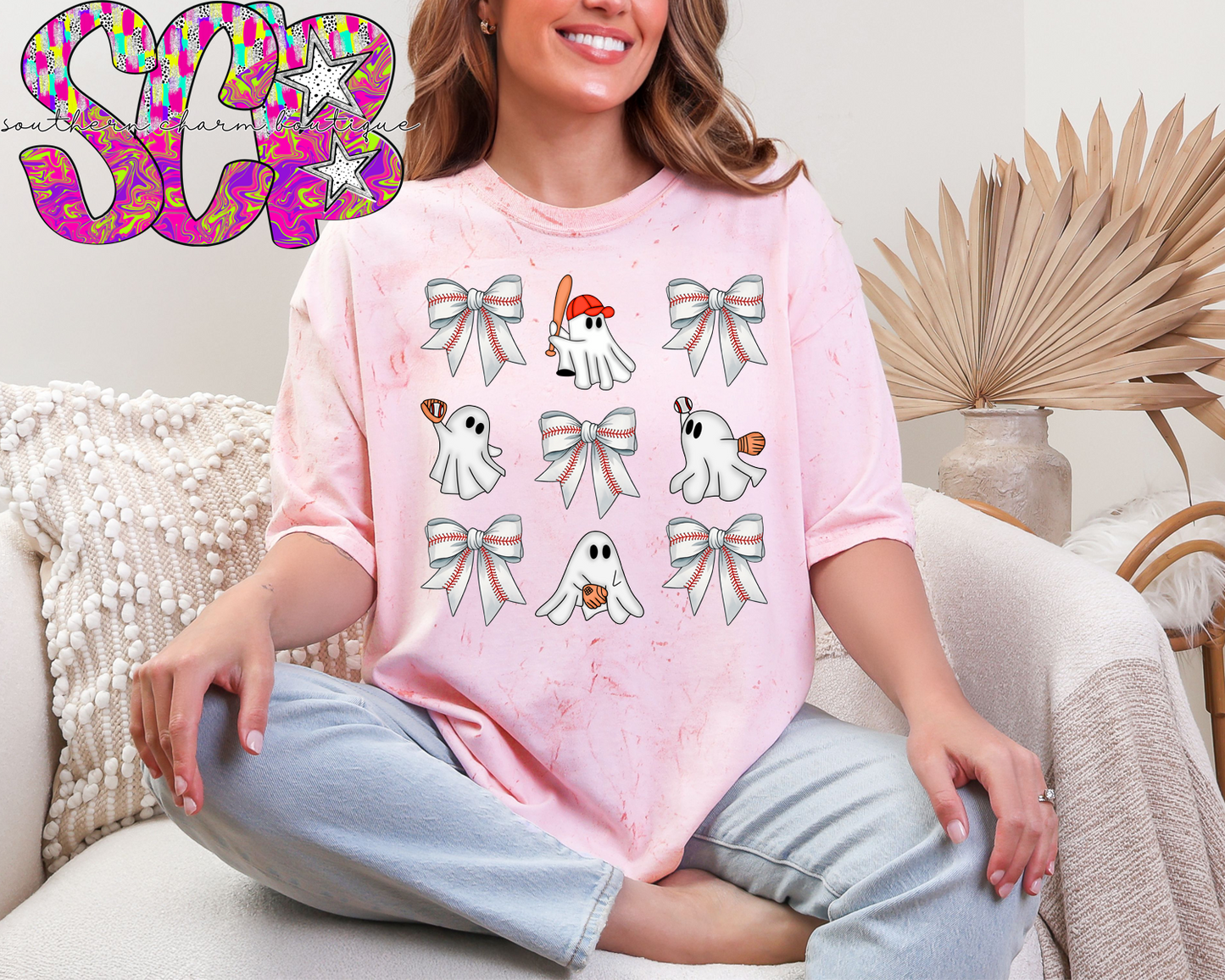 Baseball Ghost Coquette