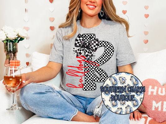 Bulldogs Checkered Coquette