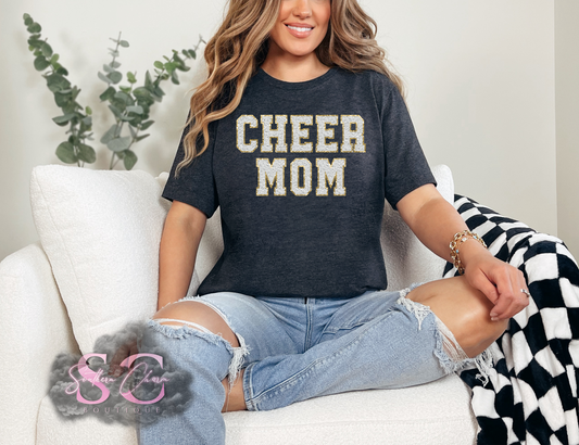 CHEER MOM (DARK HEATHER)