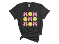 Softballs & Bows (Heather Dark Grey)