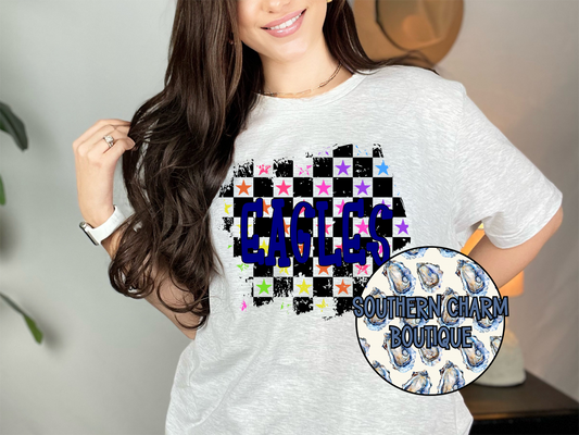 Retro Checkered Eagles