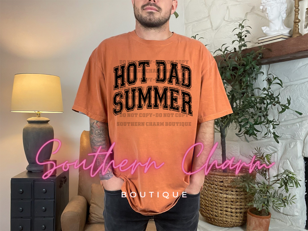 Hot Dad Summer (Orange Tee)