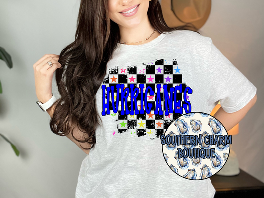 Retro Checkered Hurricanes