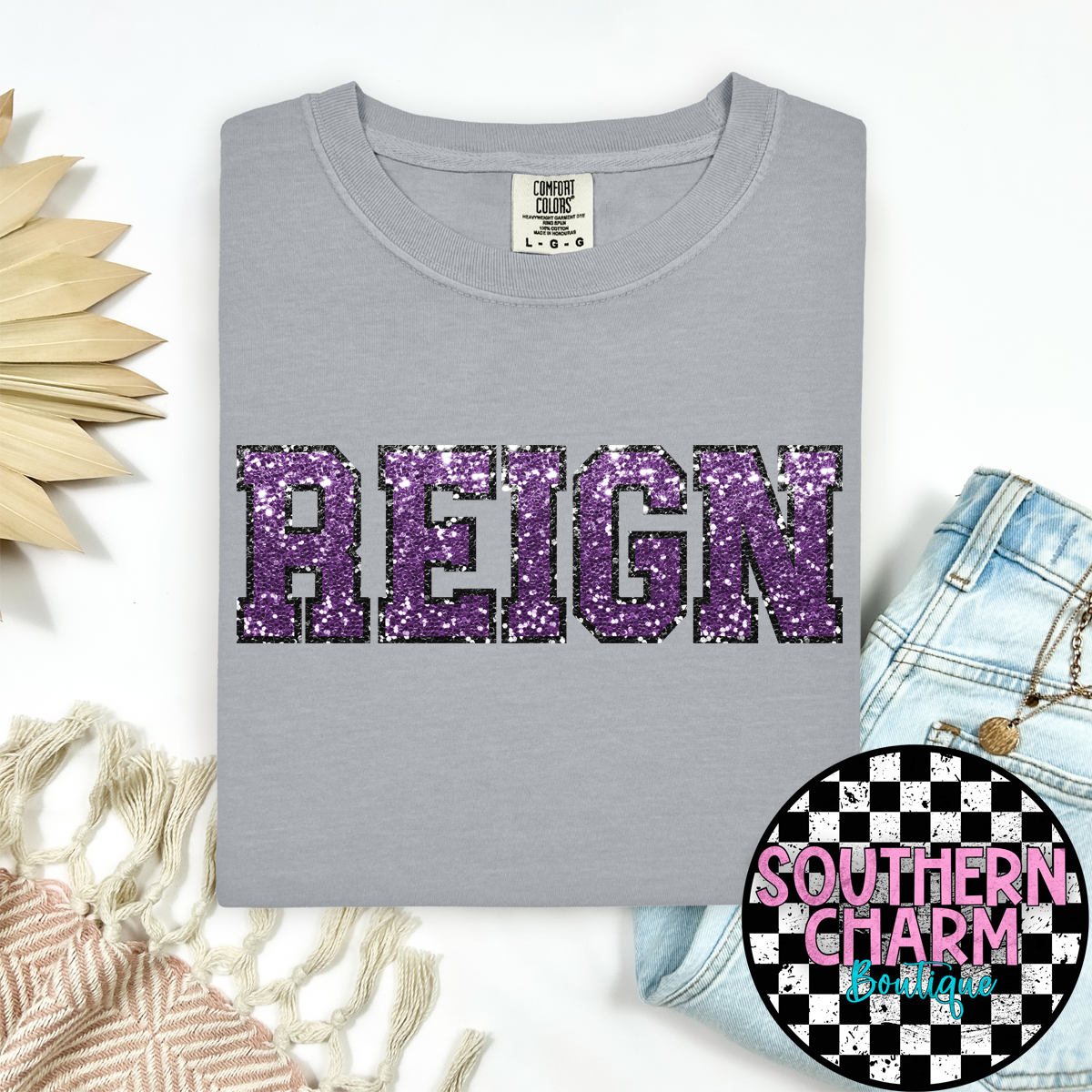 Faux Glitter Reign