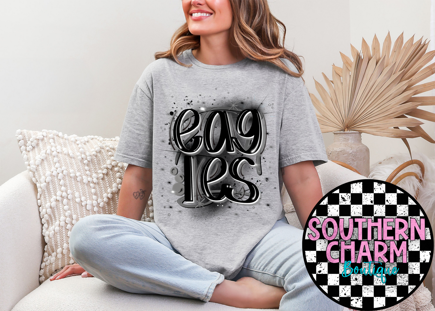 Black Airbrush Eagles