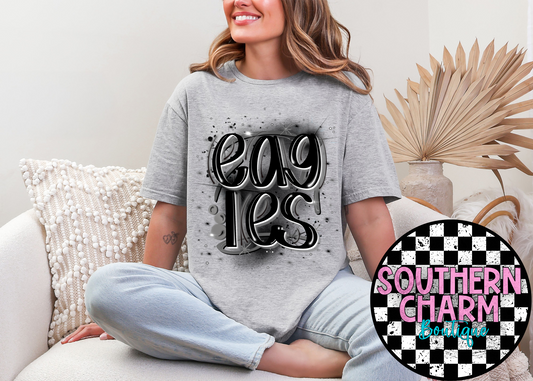 Black Airbrush Eagles