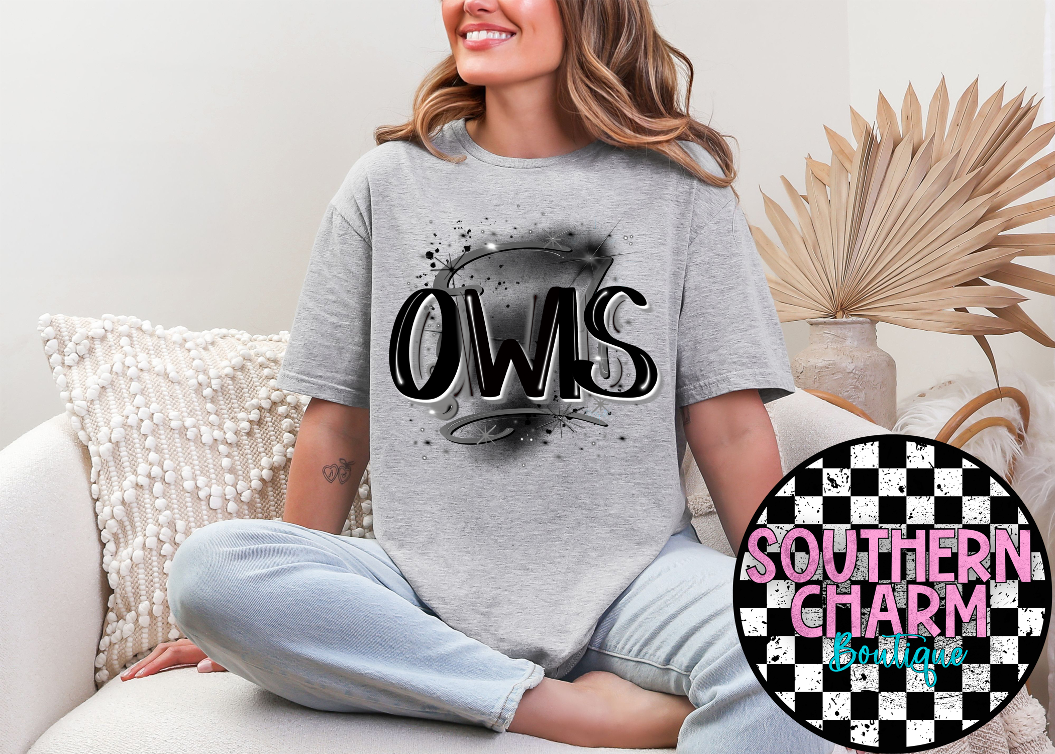 Black Airbrush Owls