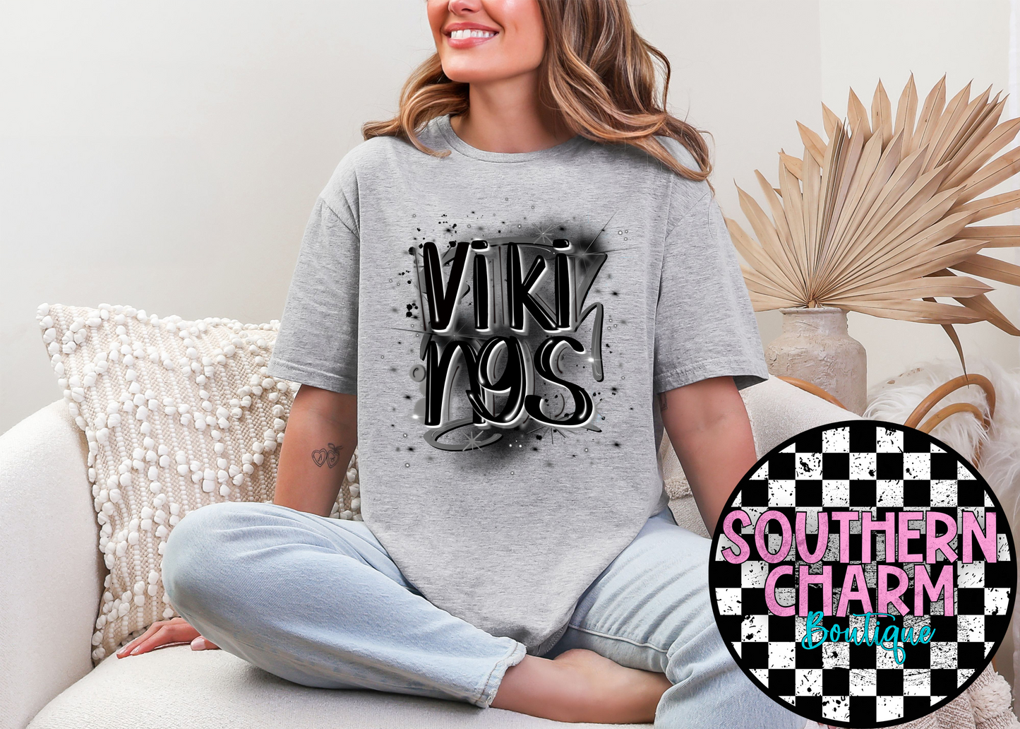 Black Airbrush Vikings