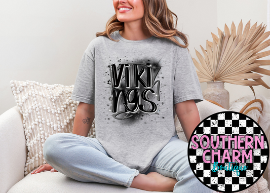 Black Airbrush Vikings