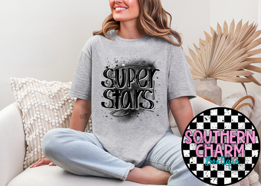 Black Airbrush Super Stars