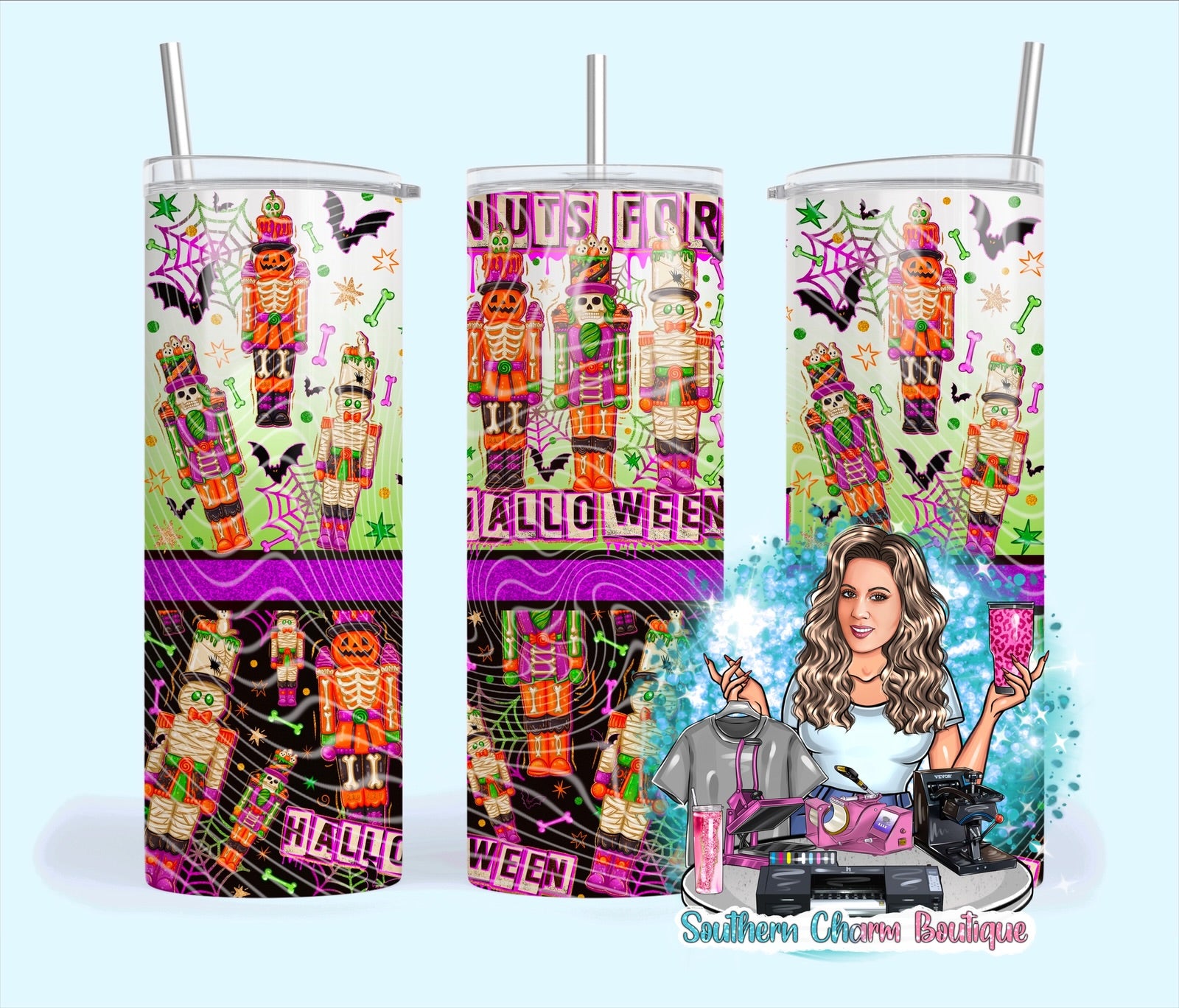 Nuts for Halloween Tumbler